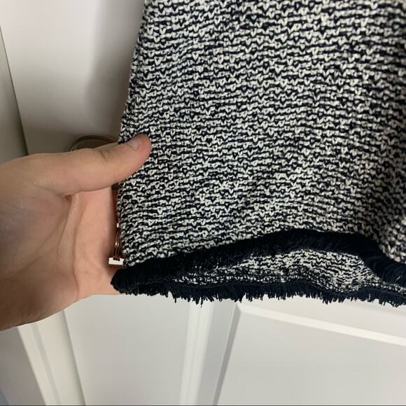 Madewell Knit Grey Swing Fringe Trim Tank Size XXS - Picture 5 of 6